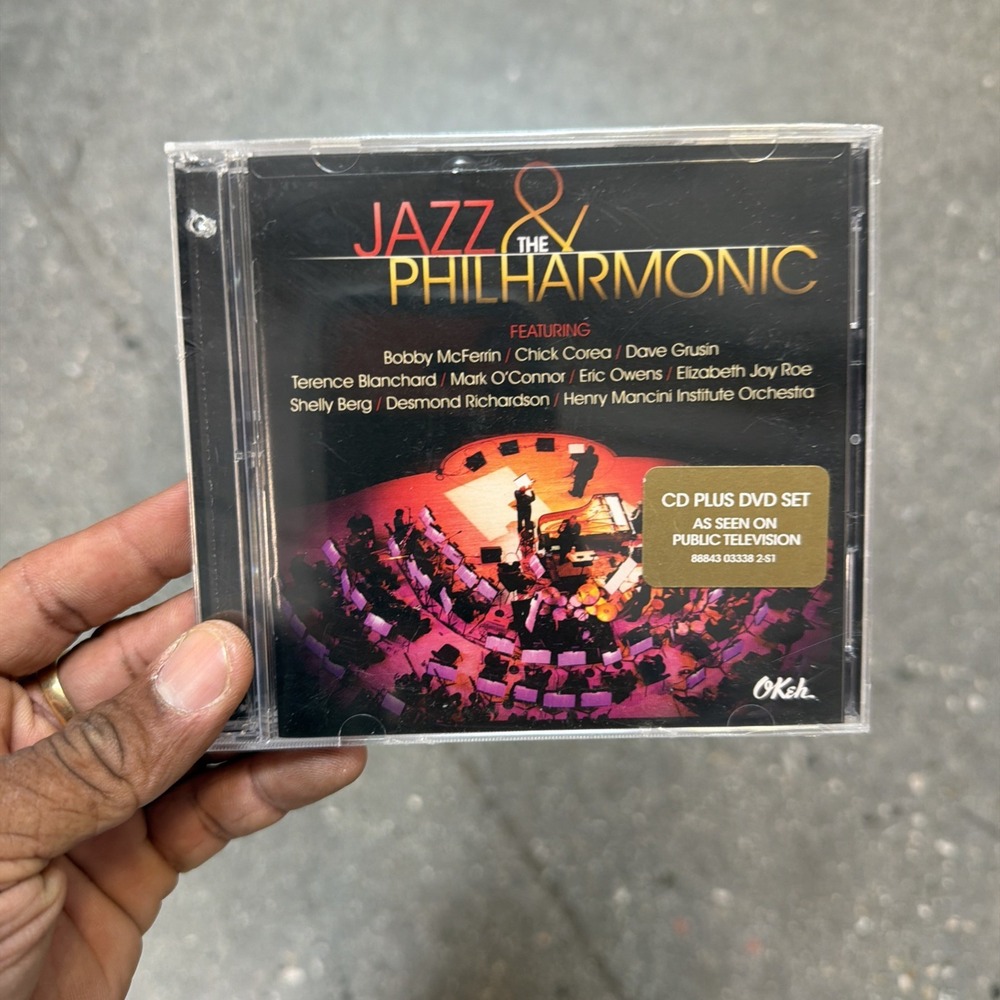 VARIOUS ARTISTS JAZZ AND THE PHILHARMONIC NEW CD & DVD